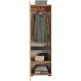 CARRYHOME garderobna omara antracit, hrast artisan | Shoptok.si