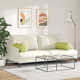  Valjkasti jastučići 2 pcs Svijetlo zelena Ø 25 x 70 cm tkanina | Eponuda.com