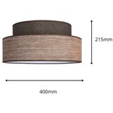  plafonsko svetlo grace 1xE27/60W/230V ø 40 cm braon/bež | Eponuda.com