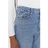 Trendyol blue Double Button High Waist Mom Jeans | ePonuda.com