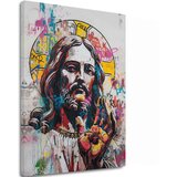  Slika POP WARRIOR na platnu | Poslikana struktura | Shoptok.si