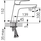 Ferro Baterija za lavabo crna Vitto Verdeline BVI2VL-BL Ferro | Eponuda.com