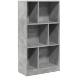 Furnova Knjižna omara betonsko siva 57x28,5x107,5 cm inženirski les, (21932596) | Shoptok.si