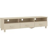 Maison Chic TV omarica - TV stojalo - Televizijska omarica HAMAR medeno rjava 158x40x40 cm trdna borovina, (21699741) Cene
