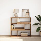  Ormarić za knjige / sobna pregrada boja hrasta 100x33x94,5 cm Siva Cijene