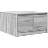  Stol za kavu s ladicama sivog sonome 70,5x70x40 cm | shoptok.hr