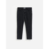 Reserved Slim traperice isprana izgleda - crno | shoptok.hr