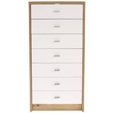 Mömax komoda 4-you new, bela, barva hrasta | Shoptok.si