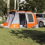 vidaXL Avtomobilski šotor siv in oranžen vodoodporen | Shoptok.si