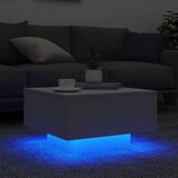  Stolić za kavu s LED svjetlima bijeli 55 x 55 x 31 cm | shoptok.hr