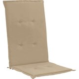  Jastuci za vrtne stolice 4 kom bež 120 x 50 x 3 cm od tkanine | shoptok.hr