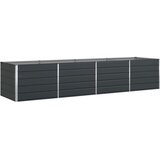  Cvetlično korito Antracit 385 x 100 x 75 cm Cinkana jeklena, (5000207431) | Shoptok.si