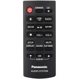 Panasonic SC-PM254EG-S stereo uređaj Bluetooth®, CD, DAB+, UKW, USB, 2 x 10 W crna, srebrna | Eponuda.ba
