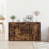  Bočni ormarić Dimljeni hrast Konstruirano drvo 120 x 36 x 69 cm | shoptok.hr