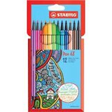 Stabilo fiber pen pen 68, kartonska škatla 12, (21656066) Cene
