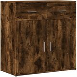  Komoda boja dimljenog hrasta 79x38x80 cm konstruirano drvo | shoptok.hr