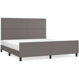  Za krevet s uzglavljem sivi 180x200 cm od umjetne kože | shoptok.hr
