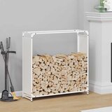  Stalak za drva bijeli 90x28x90 cm Hladno valjani čelik | shoptok.hr