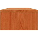 vidaXL Stojalo za zaslon voščeno rjavo 100x24x13 cm trdna borovina | Shoptok.si