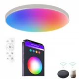 24W pametna LED WiFi nadometna svetilka 32cm RGBCW Tuya Alexa Google assistant