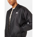 Adidas Športna jakna 'Brand Love' črna / bela | Shoptok.si