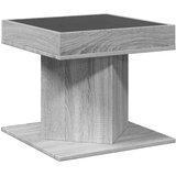  Stolić za kavu LED boja hrasta 50x50x45 cm konstruirano drvo Siva | shoptok.hr