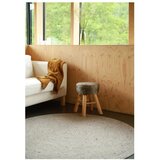 Nattiot Sivi obostrani/ručno rađen okrugao tepih od mješavine vune ø 160 cm Neethu Grey L – | shoptok.hr