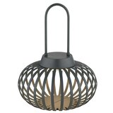 Globo Akumulatorska namizna svetilka Allegra (Antracit, Topla bela, Ø x V: 20,5 x 25,5 cm) | Shoptok.si
