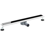  Odvod za tuš s staklenim poklopcem i 360° sifonom Crna 80 cm | shoptok.hr