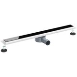  Tuš odtok Stekleni pokrov s 360° sifonom Črna 80 cm, (5000248853) | Shoptok.si