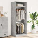  Ormar siva boja betona 80x50x200 cm od konstruiranog drva | Shoptok.si