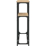  Konzolni stol boja hrasta 145 x 22 5 x 75 cm konstruirano drvo | shoptok.hr