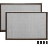 vidaXL Proširivi zaslon protiv insekata smeđi (100 - 193) x 75 cm | shoptok.hr