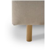 Scandic Bež tapecirani bračni krevet s prostorom za odlaganje s podnicom 180x200 cm Zee – | shoptok.hr