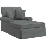  Ležaljka s suknjom Tamno siva 91 x 157 x 91 cm tkanina | shoptok.hr