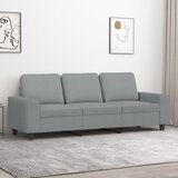 vidaXL Kavč trosed svetlo siv 180 cm blago Cene