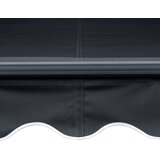  Tenda na ručno uvlačenje s LED svjetlima 450 x 300 cm antracit | shoptok.hr