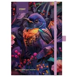 notes z elastiko animals bird a6 tp črt 96l PROMOCIJA