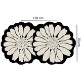 Foutastic Prostirka za kupatilo Flor Extrana, 70 x 120 cm, Crna | Eponuda.com