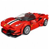  Construction Bricks Sports Car Racing Display Case Red 364 pcs. | Shoptok.si