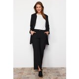 Trendyol Black High Waist Slit Detailed Pocket Woven Trousers | Shoptok.si