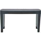  Sedežna garnitura 3-delna plastika antracitna | Shoptok.si