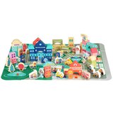 ECO TOYS Ecotoys edukativni drveni blokovi grad od 121 dijelova Cijene