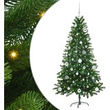 vidaXL Božično drevo med 150 LED z stojalom Zelena 150 cm PE | Shoptok.si