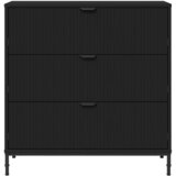  Kreveta s ladicama Crna 79,5 x 33 x 82 cm Konstruirano drvo | Eponuda.com