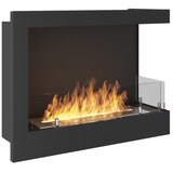  InFire - Ugaoni bio kamin 45x60 cm 3kW crni | Eponuda.com