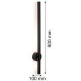  Argon 8052 - LED zidno svetlo ASSE LED/6W/230V crno | Eponuda.com