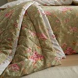 Catherine Lansfield Zeleno prešito pregrinjalo 200x200 cm Penelope Floral – | Shoptok.si