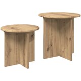  Set pomoćnih stolića 2 pcs Hrast artisan Konstrukcijsko drvo | Eponuda.com