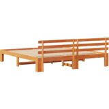  Okvir kreveta od borovine Vosak smeđi Čvrsto drvo 180 x 200 cm | shoptok.hr